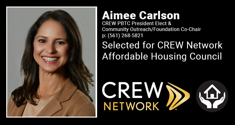 Aimee Carlson Selected for CREW Network Affordable Housing Council V2