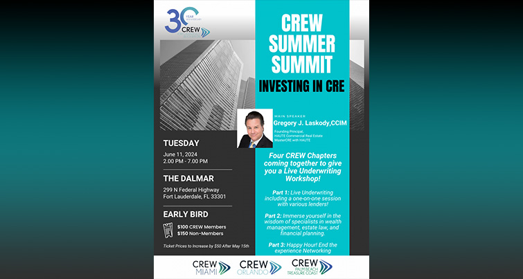 Crew Summit A Live Underwriting Workshop For Cre Investments Event