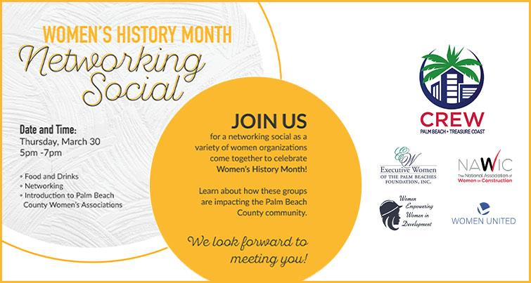 Womens History Month Networking Social